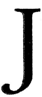 Druckmuster mit Text «J»