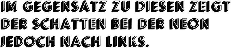 Druckmuster mit Text «Neon, 28pt»